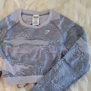 GymShark Seamless Crop Top-Small